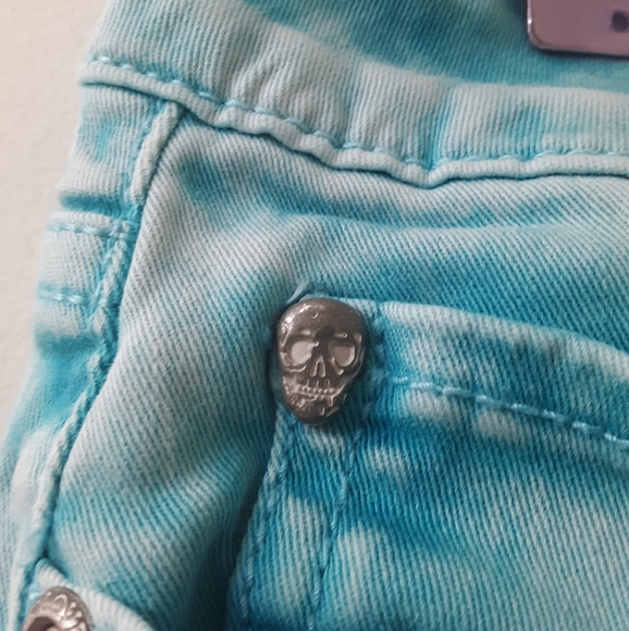 ☀Blue Mini Shorts - Picture 8 of 16